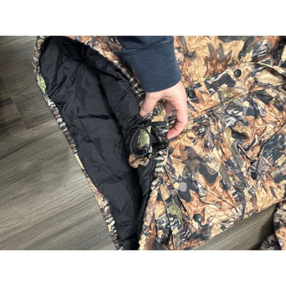 Mossy Oak concealment system jacket Men’s Medium outdoor hunting camo full zip - Picture 7 of 9